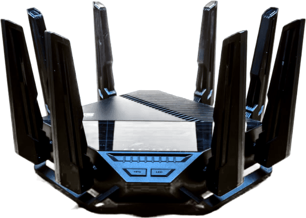 Wi-Fi router with eight antennas